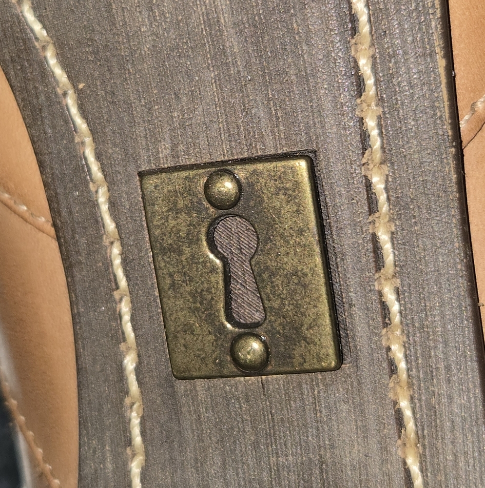 Schuler & Sons Philadelphia Anthropologie Light Brown Leather Kiltie Pumps Sz 6 - Picture 11 of 11